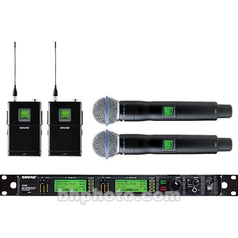 Shure UHF R Professional Diversity Wireless UR124D BETA58 L3