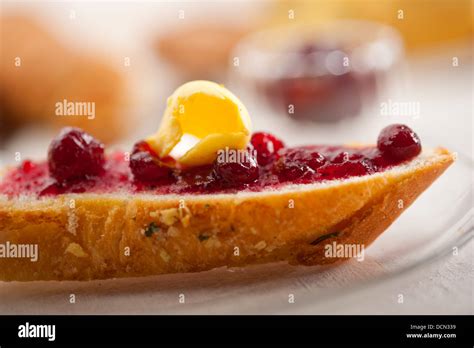 bread butter and jam Stock Photo - Alamy