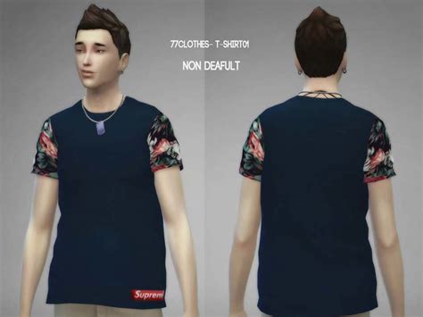 77clothes T Shirt01 The Sims 4 Catalog