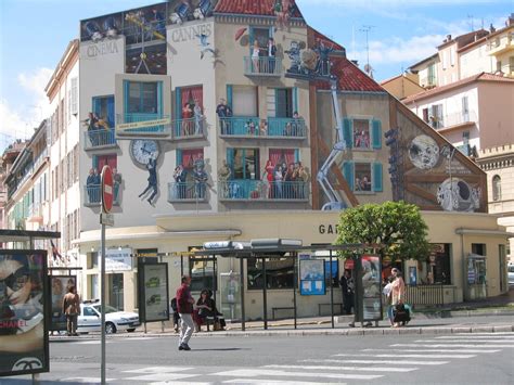 Panoramio Photo Of Cannes Trompe L Oeil Cin Matographique Murals