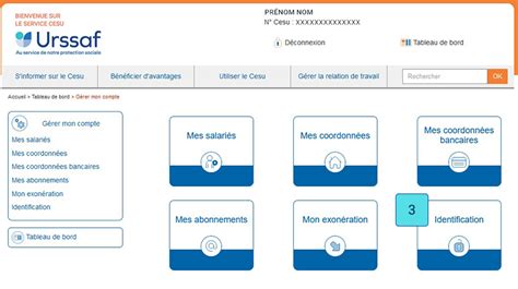 Comment Changer Votre Mot De Passe Cesu Urssaf Fr