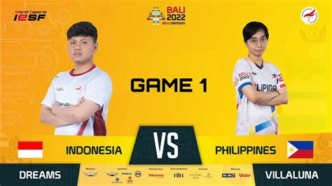 INDONESIA VS FILIPINA IESF MOBILE LEGENDS GAME 1 YouTube