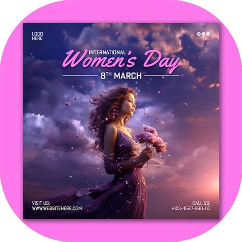 Premium Psd International Womens Day Social Media Square Post Design