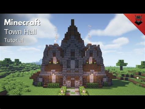 Minecraft Medieval, Minecraft Survival, Medieval Town, Town Hall ...