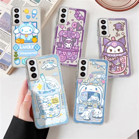 Capa Flex Vel Em Tpu Cinnamoroll Kuromi Compat Vel Para Samsung Galaxy