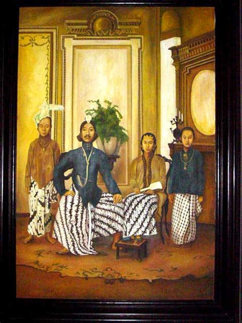 Antique Javanese Painting Discover Bali Indonesia Photo Gallery