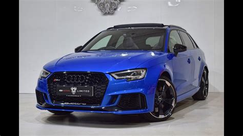 2017 Audi Rs3 Sportback Ara Blue Youtube