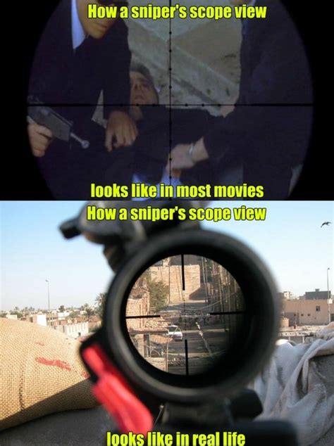 Meme Sniper Scope View Movies Vs Real Life Viral Viral Videos