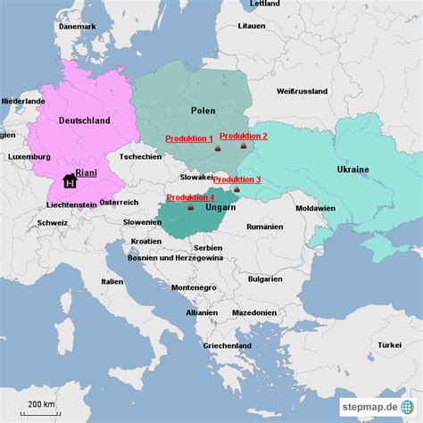 Stepmap Osteuropa Landkarte F R Deutschland