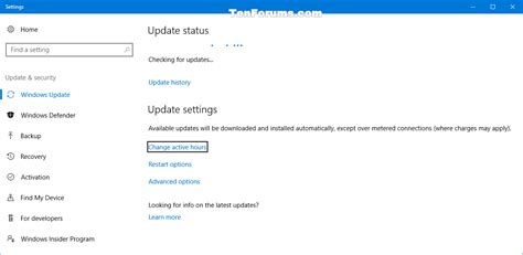 Create Check for updates in Windows Update shortcut in Windows 10 ...