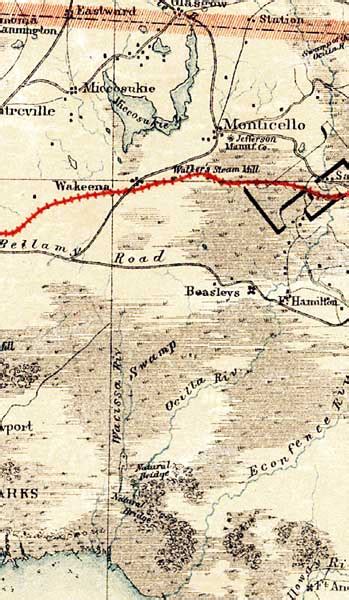 Map Of Jefferson County Florida