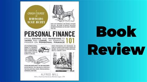 Book Review Personal Finance 101 By Alfred Mill Youtube