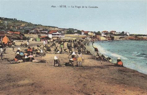 S Te La Plage De La Corniche Carte Postale Ancienne Et Vue D Hier