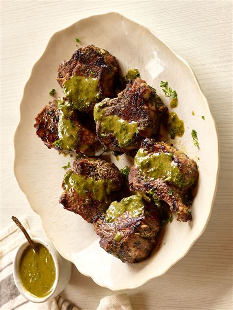 Herb Marinated Grilled Lamb Loin Chops 3 Tablespoons Olive Oil Zest And Juice Of 1 Lemon 2