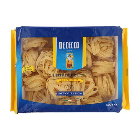 De Cecco Fettuccine Pasta No233 500g Order Online Tops Supermarket