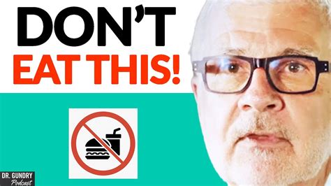 The Top 3 Foods You Should Stop Eating For 30 Days Dr Steven Gundry Youtube