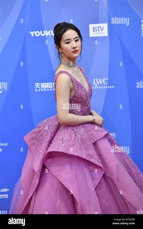 Chinese Actress Liu Yifei Arrives On The Red Carpet For The Opening