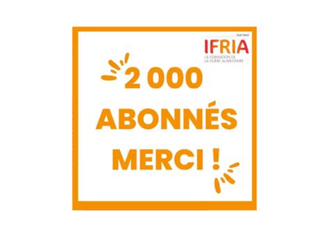 Nous avons dépassé les 2 000 abonnés et c est grâce à vous