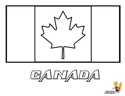 Canada Coloring Pages