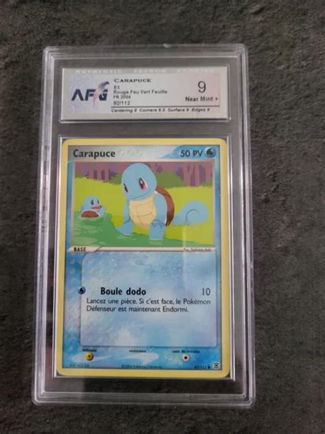 Carte Pokemon Carapuce Ex Rouge Feu Vert Feuille Grad Eur