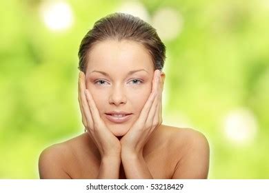 Portrait Longhaired Beautiful Naked Women Standing Stock Photo Shutterstock