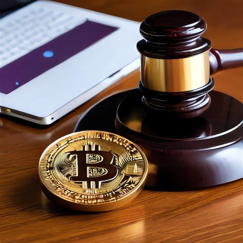 Premium Photo Bitcoin Legal Documentsgavel And Crypto Concept Crypto