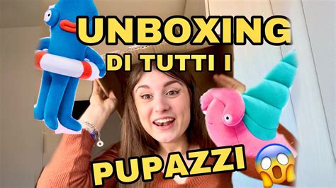 UNBOXING DI TUTTI I PUPAZZI CONAD YouTube