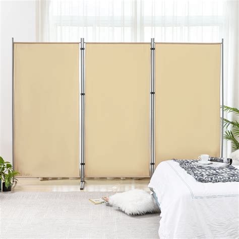 Rantila Panel Room Divider Ft Tall Folding Privacy Screen Room