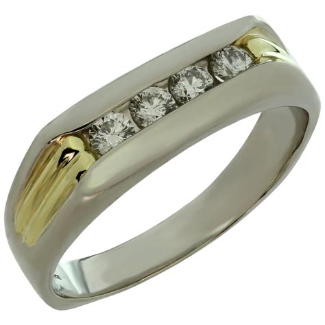 Fantastic Men's Diamond Platinum Ring For Sale at 1stDibs