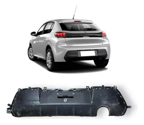 Spoiler Aplique Parachoque Traseiro Peugeot 208 2022 Parcelamento Sem