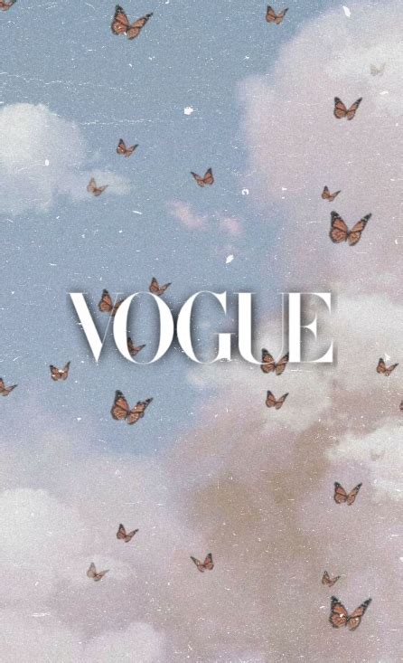 Aesthetic Vogue Wallpaper With Butterflies 1947 x 3464 jpeg 1148 кб