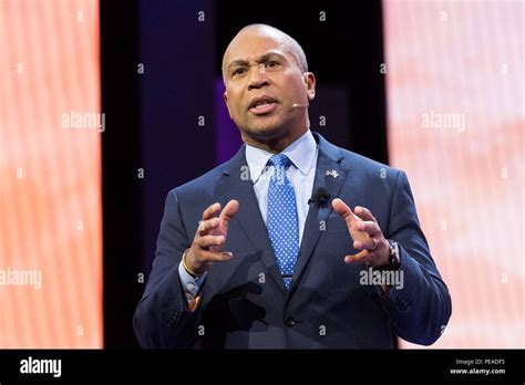 Deval Patrick Former Governor Of Massachusetts Speaking At The Aipac