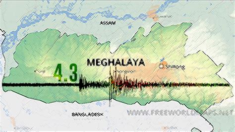 4 3 Magnitude Earthquake Hits India Bangladesh Border Meghalaya Feels