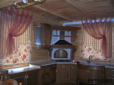 Шторы и тюль на кухню: дизайн и фото интерьера
