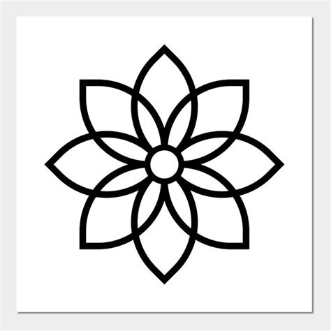 Geometric Abstract Flower by geometric-artsy | Mandala, Come disegnare ...