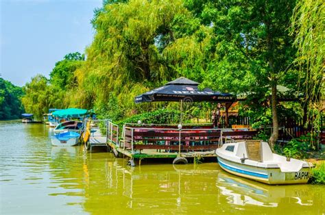 View of a Boat Moored and Waiting Do a Cruise on the Ropotamo River in ...