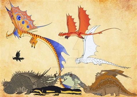 Httyd Countdown Dragons Set Of By Statictheskrill On Deviantart