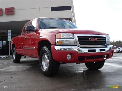 2003 Fire Red Gmc Sierra 1500 Slt Extended Cab 4x4 42244068 Car Color Galleries