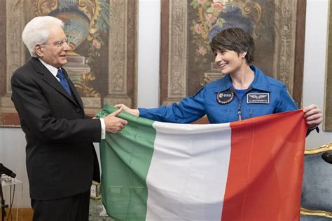 Quirinale Mattarella Riceve L Astronauta Samantha Cristoforetti