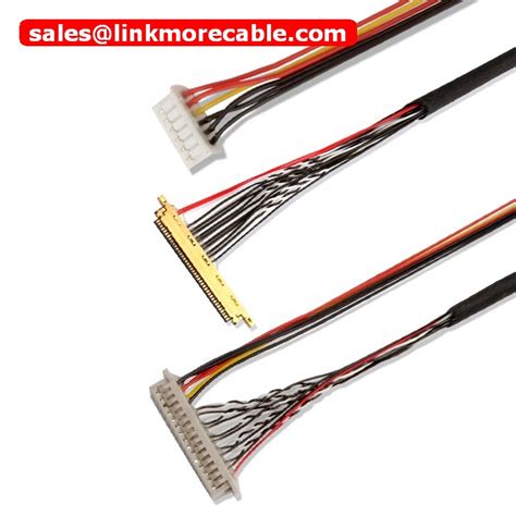 LVDS Cable Assemblies Used For LCD LED Panel LVDS Cables Display