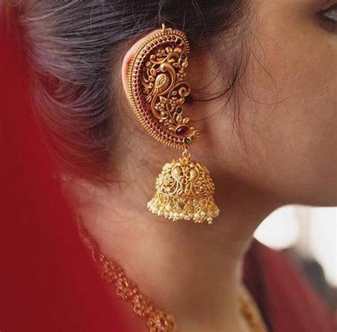 We Have Our Eyes Set On These Temple Jewellery Earcuffs Wedmegood