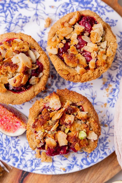 Mini Kersen Kruimeltaartjes Glutenvrij En Vegan Marike Bol