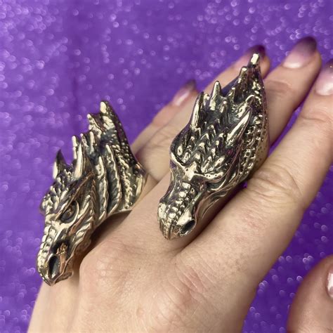 Sage Goddess Sterling Silver Dragon Ring