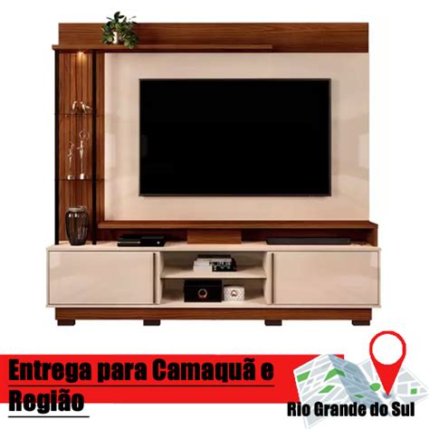 Estante Home Martino Para Tv Polegadas P S Marroquim Off White