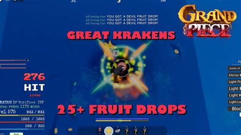 Gpo What Fruits I Got From Great Kraken Stacks Update Youtube