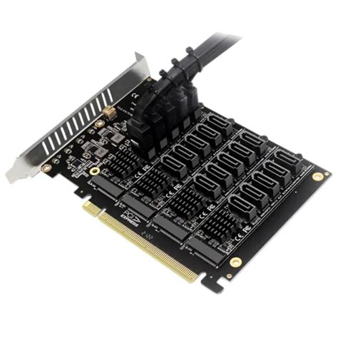 SCHEDA PCI E SATA PCIE X16 NVME M 2 Espansione Array RAID Ad Adattatore