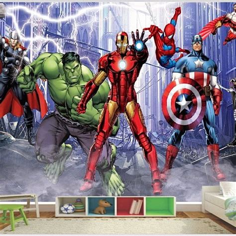 Papel De Parede Vingadores Elo7 Produtos Especiais