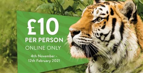 £10 Knowsley Safari Tickets 10th Dec 2020