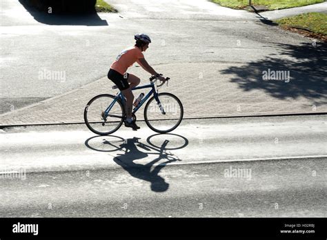 A Female Competitor In The Warwickshire Triathlon Stratford Upon Avon