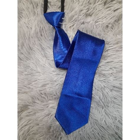 Royal Blue Necktie For Men Shopee Philippines